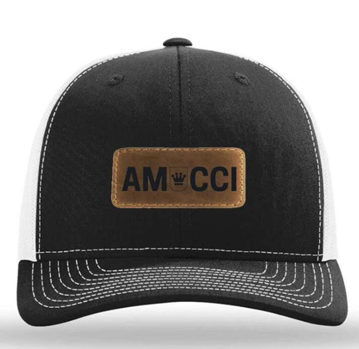 AMUCCI Trucker Cap BLACK WEISS
