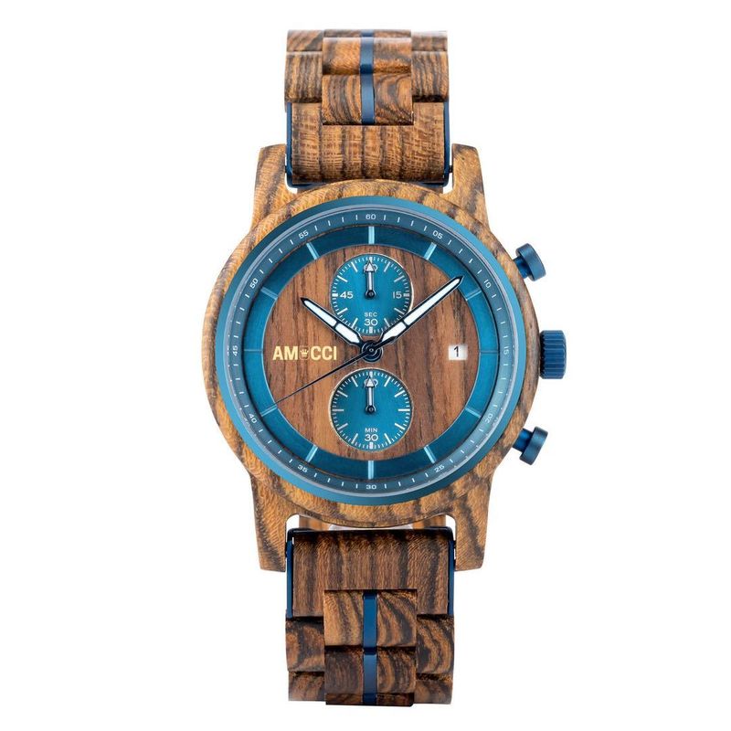AMUCCI Wood Watch GT125-2A Holzuhr Armbanduhr