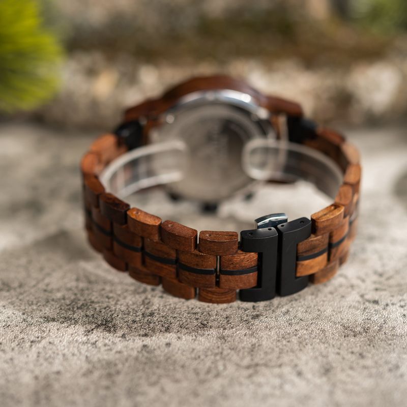 AMUCCI Wood Watch GT125-1A Holzuhr Armbanduhr