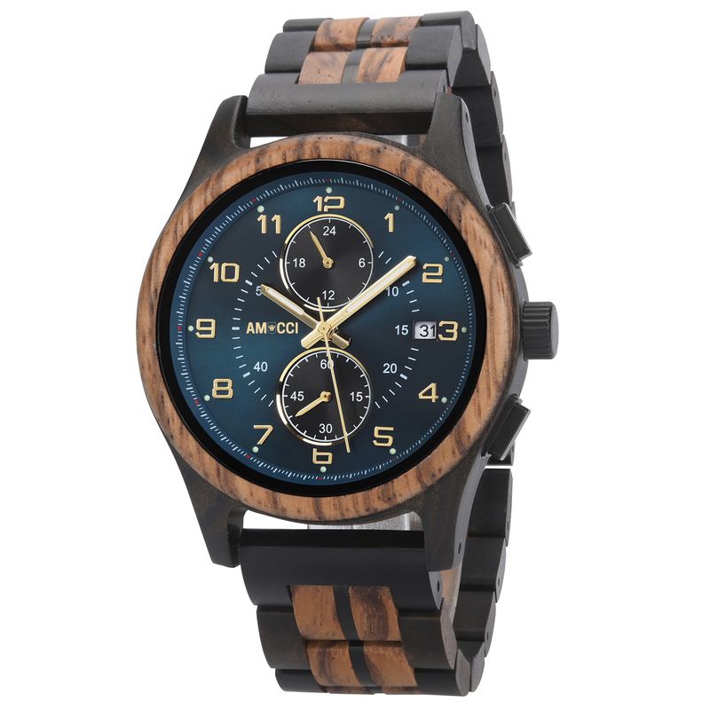 AMUCCI Wood Watch GT161-3A  Holzuhr Armbanduhr