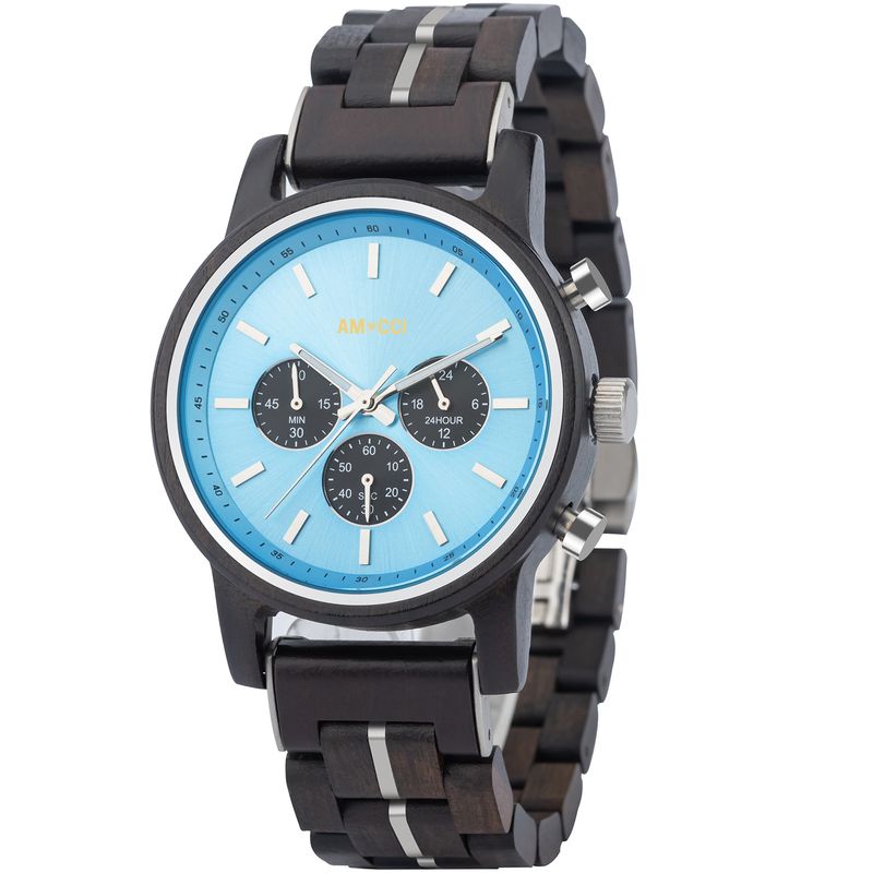 AMUCCI Wood Watch GT115-1A Holzuhr Armbanduhr