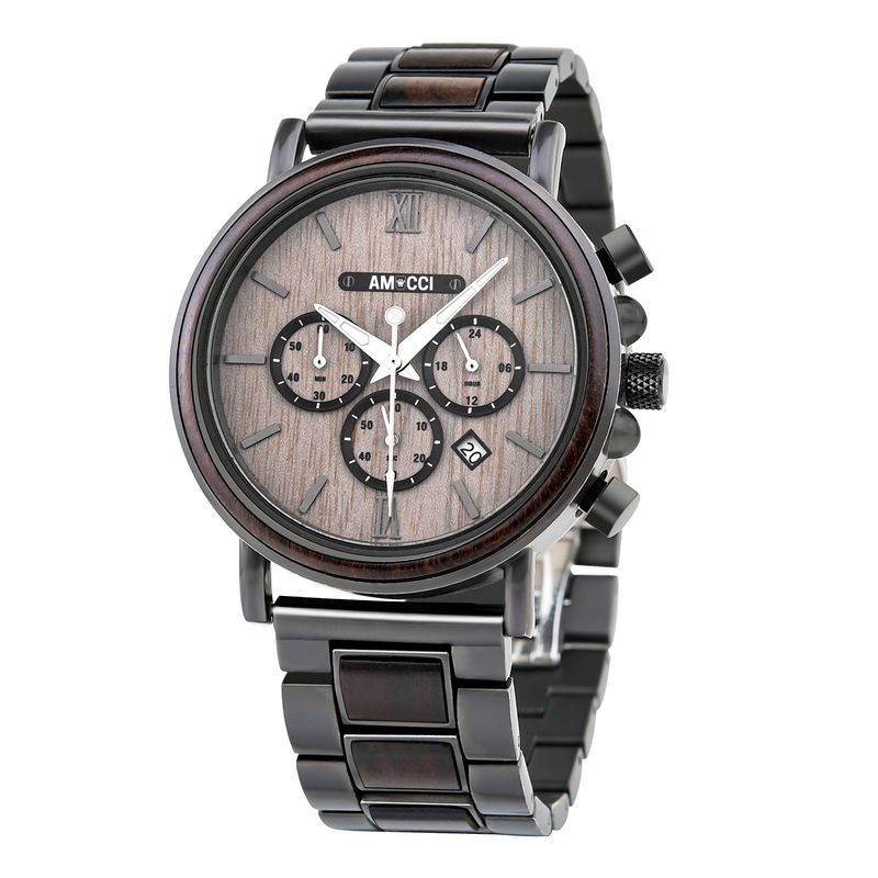 AMUCCI Wood Watch GT050-2A Holzuhr Armbanduhr