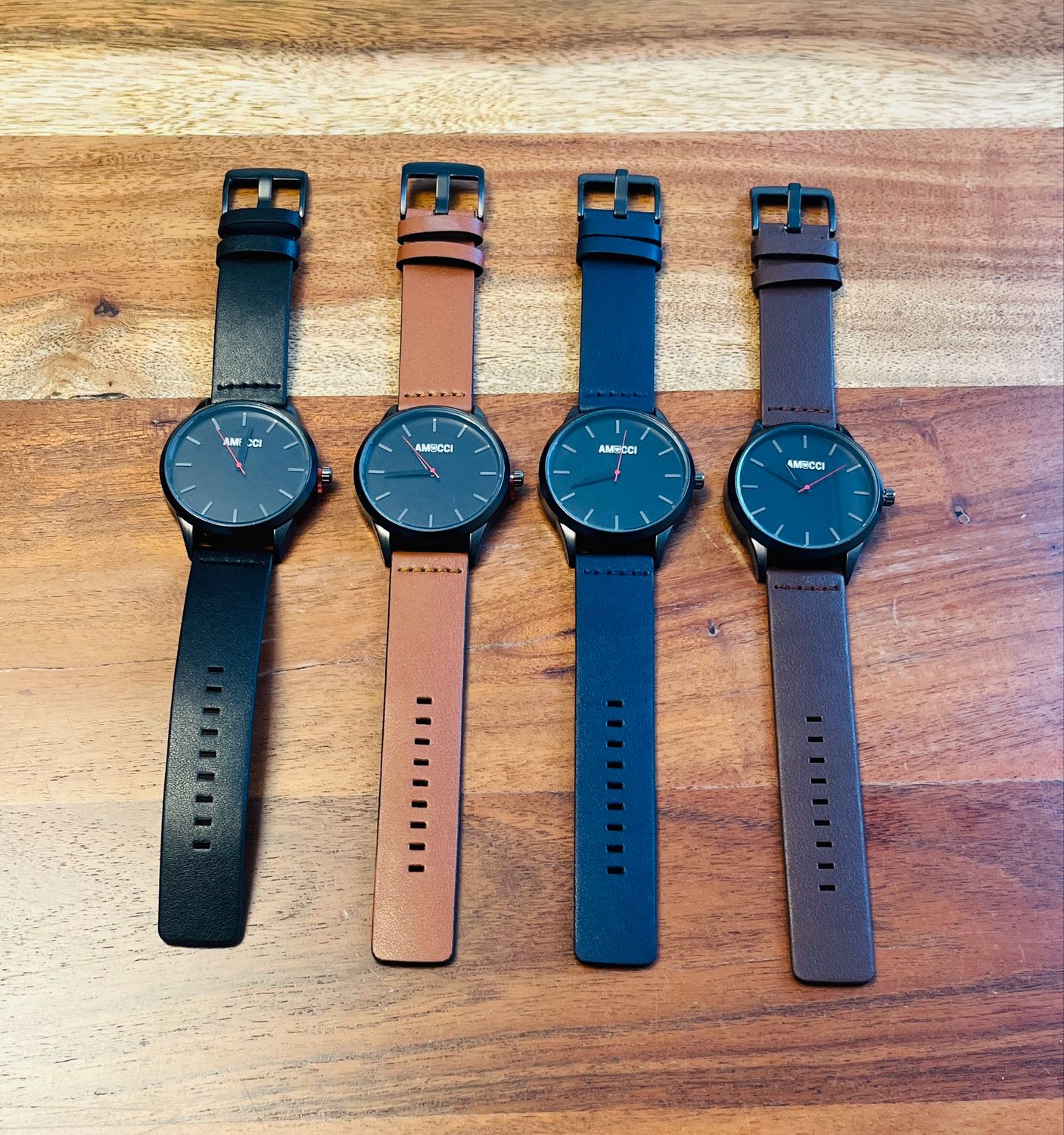 AMUCCI Watch SET Basic mit 2 Modische Armbänder