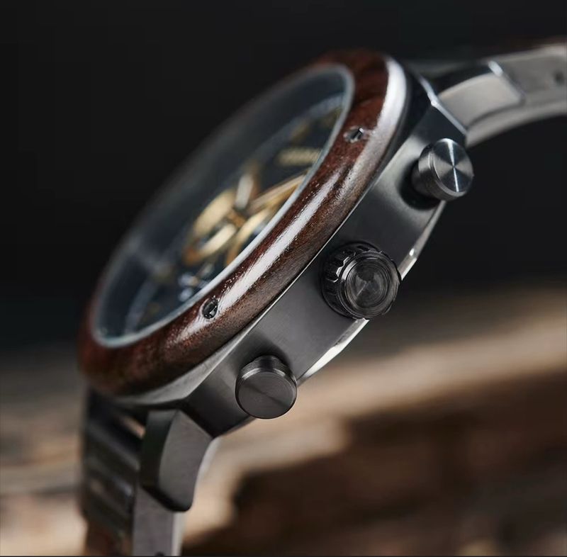 AMUCCI Wood Watch GT149-1 Holzuhr Armbanduhr