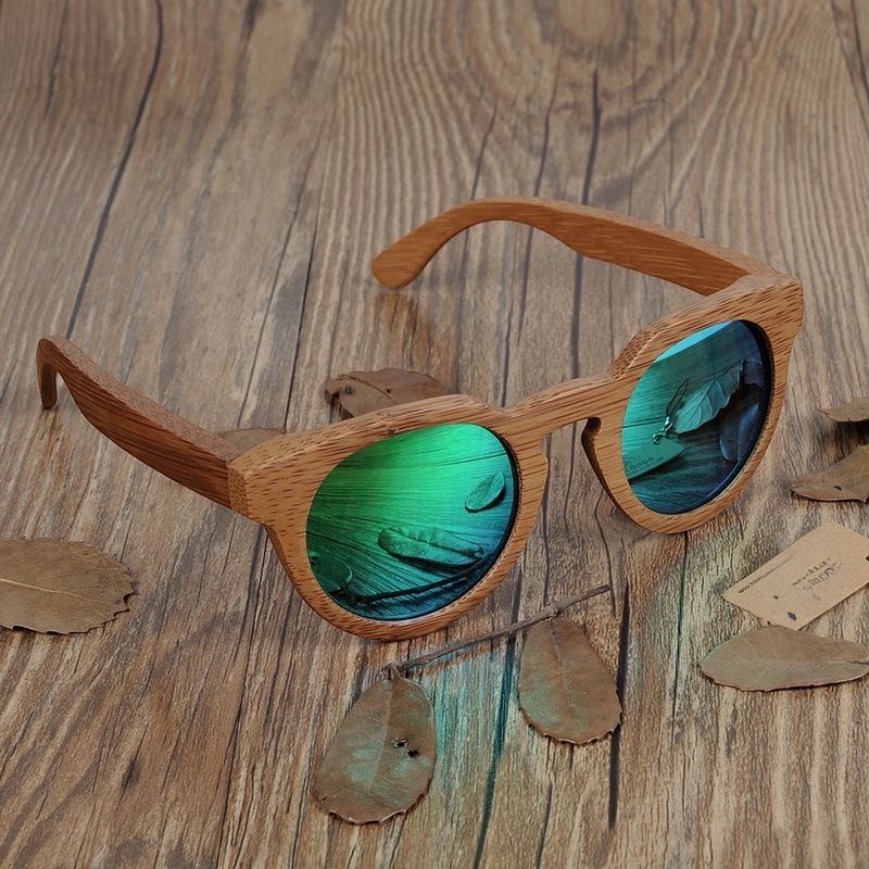 AMUCCI Wood Sonnenbrille, Holz, Grün