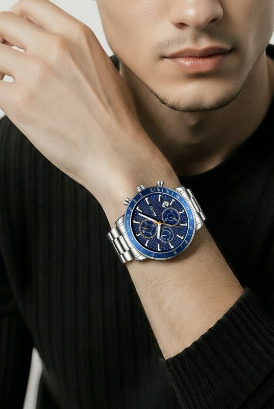 AMUCCI Watch Chrono 1 -Blue-