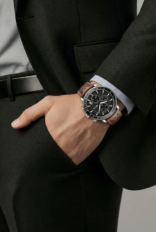 AMUCCI Chrono 1 – Leder Braun-