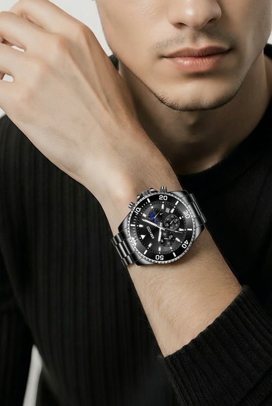 AMUCCI AMU380 Chrono – Black-