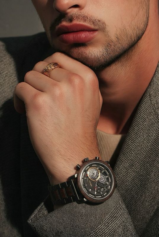 AMUCCI Wood Watch GT044-1– Herren-Holzuhr