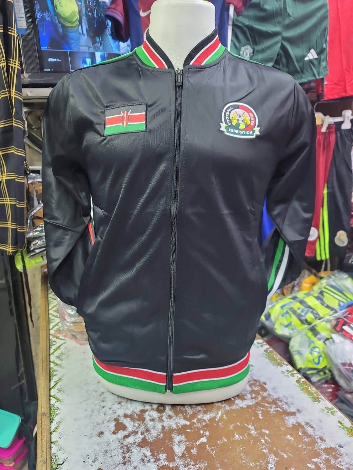 Team Kenya Football Jacket Team Kenya Football Jacket
