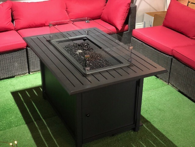 Rectangle Aluminum Fire Table