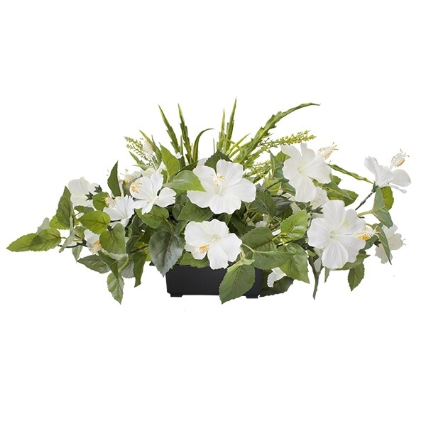 White & green centerpiece, 14 x 20 White & green centerpiece, 14 x 20"