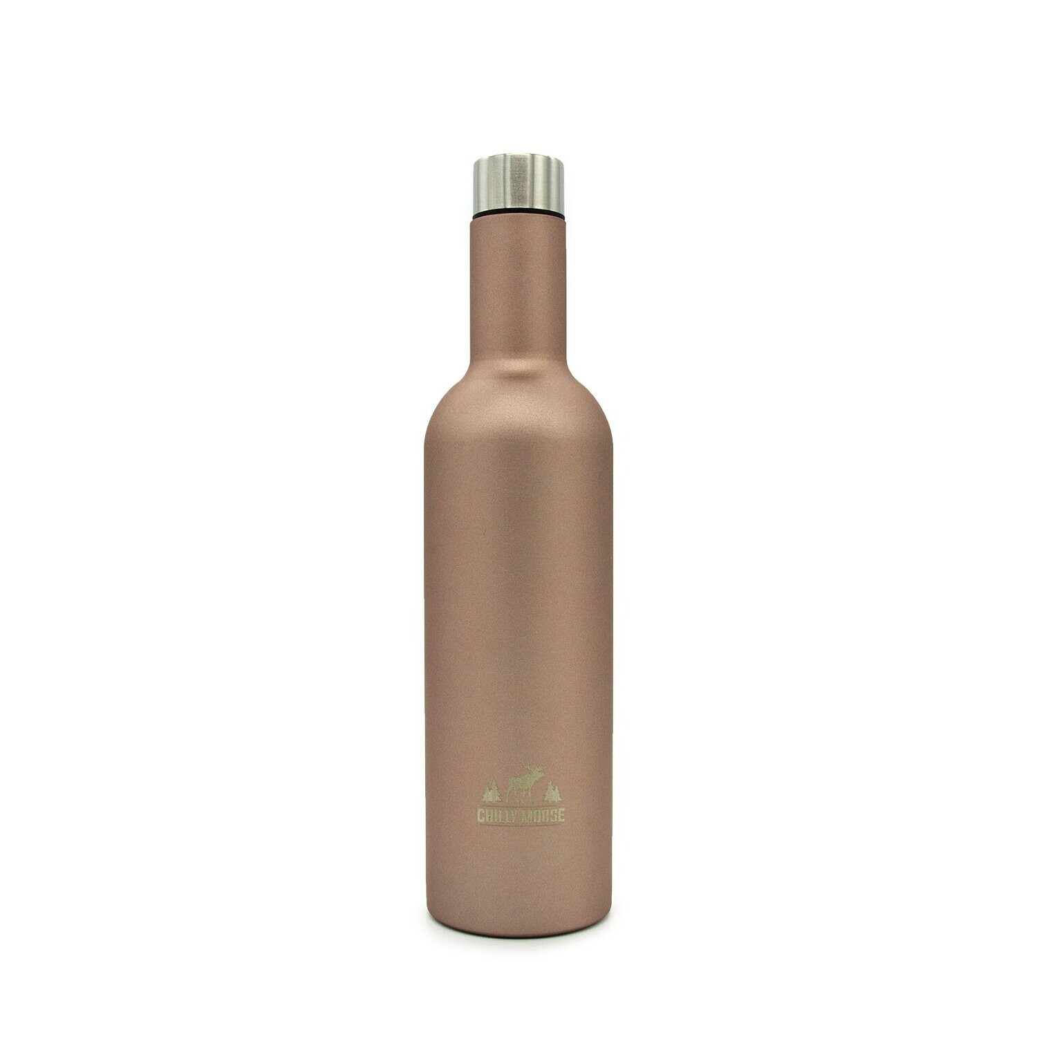 Chilly Moose - 25 OZ WELLINGTON WINE BOTTLE - ROSEGOLD - DWWLRG25