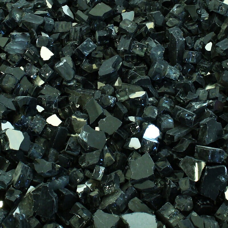 1/2” Luminous Black extra stone - $/lb - FG-005-40