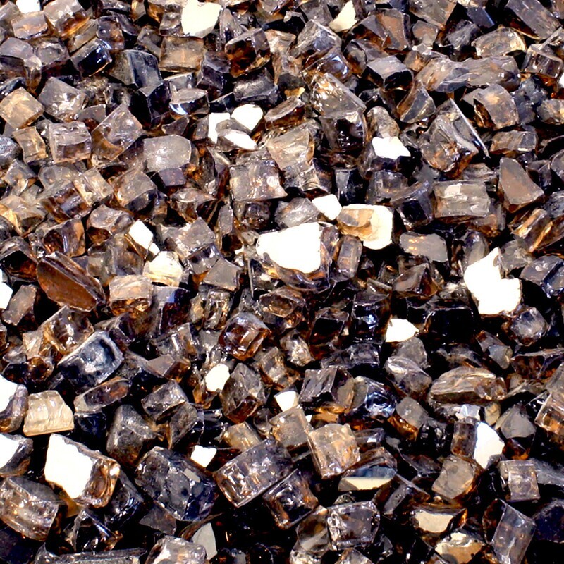 1/2” Luminous Burnt Amber extra stone - $/lb - FG-003-40