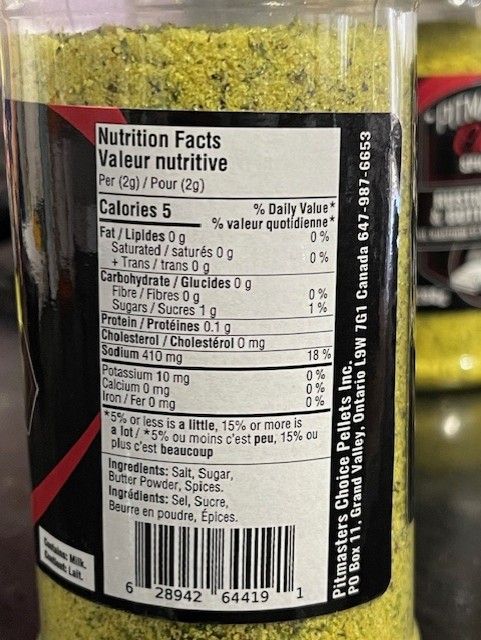 Pitmasters Choice Spice Rub  - Butter Garlic Rub