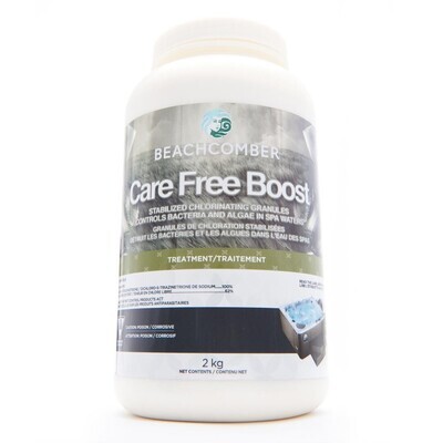CARE FREE BOOST - 2KG - Alternative to Stabilized Chlorine Granules -73037