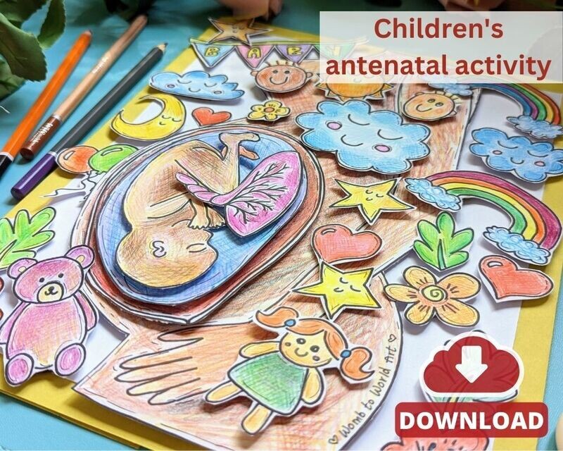 Children's Antenatal Education Activity Hypnobirthing Siblings Kit