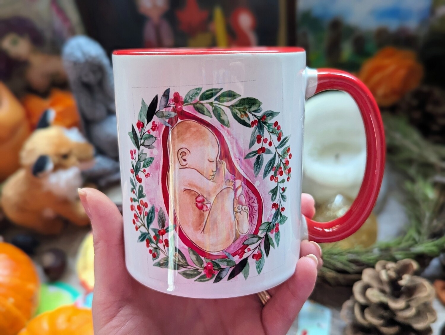 Christmas Baby Pregnancy Doula Mug
