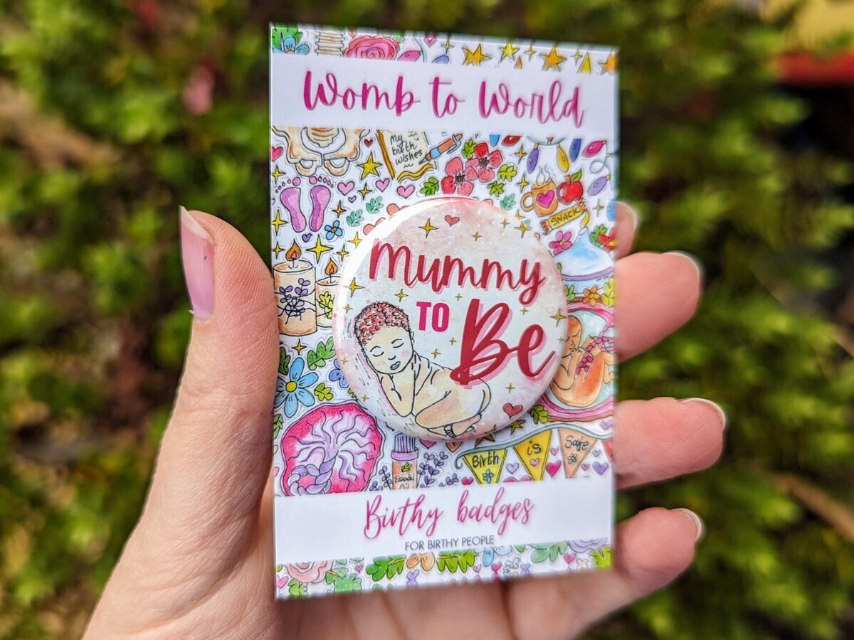 Mummy to Be Button Badge