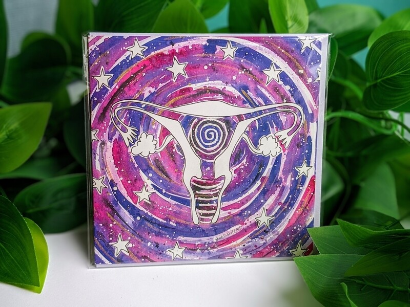 Cosmic Uterus Art Card