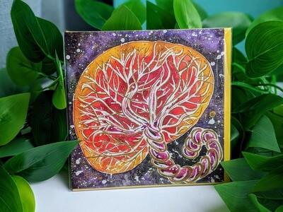 Placenta Art Midwife Card