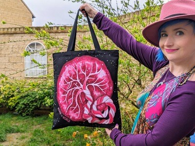 Cosmic Placenta Bag | Double Sided Print