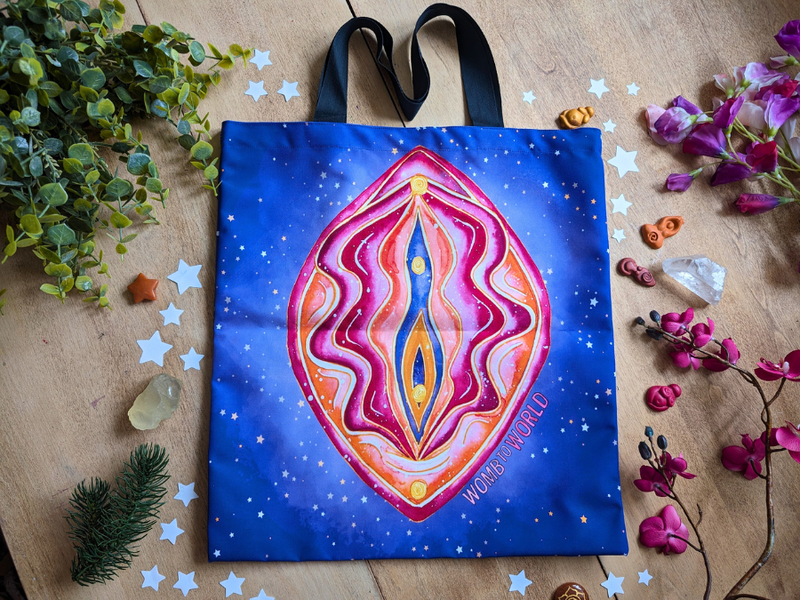 Cosmic Yoni Bag | Double Sided Print