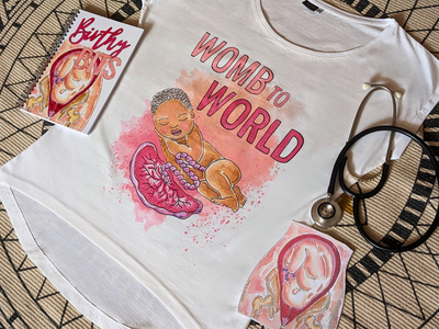 Womb to World Doula T-shirt