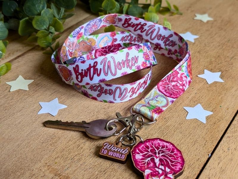 Birth Worker Lanyard or Key Fob