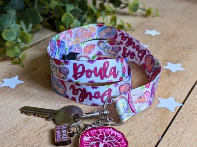 Doula Lanyard or Key Fob