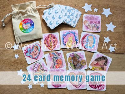 Pregnancy Memory Match Card Game