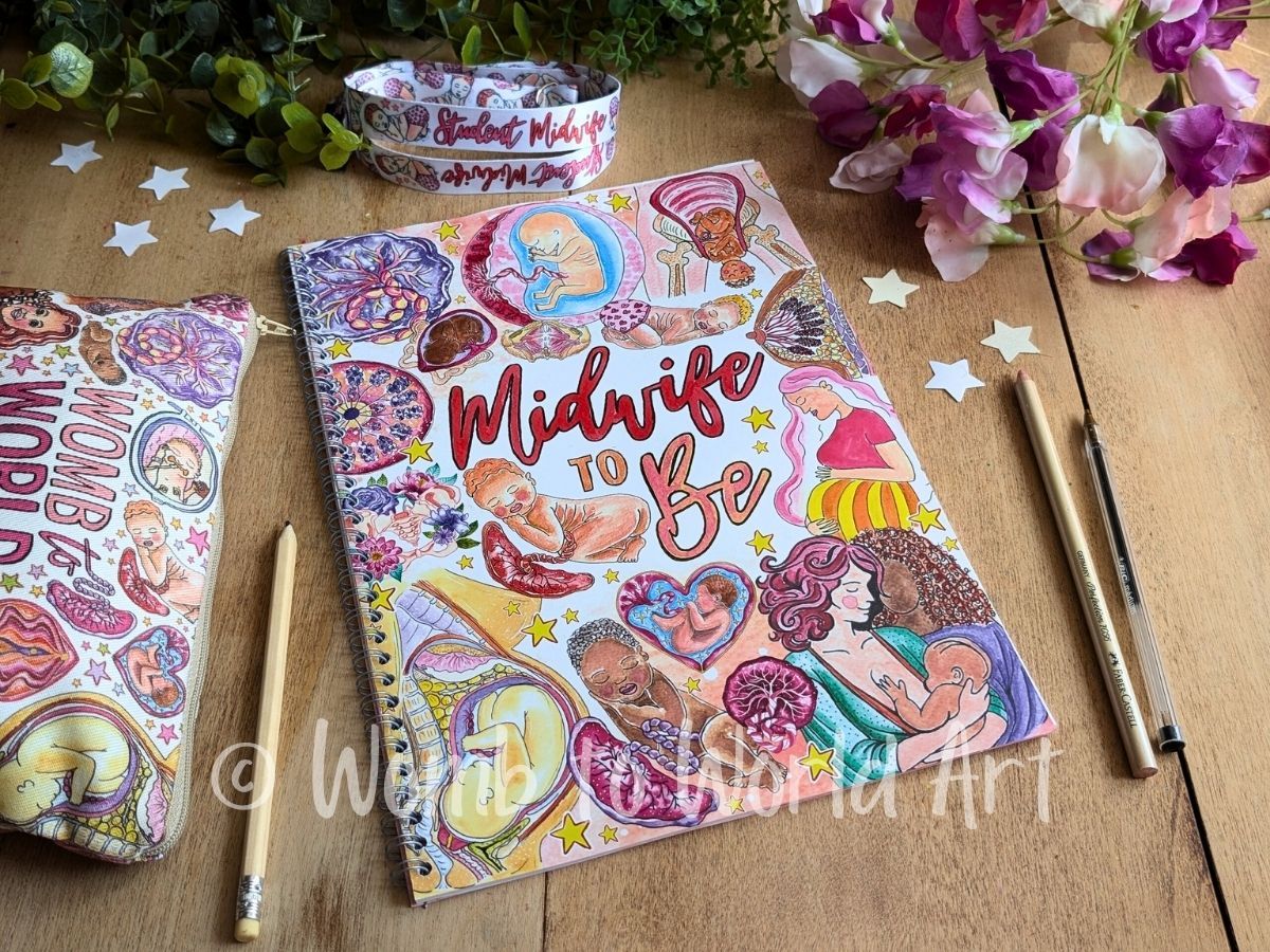 Student Midwife Notebook, A4