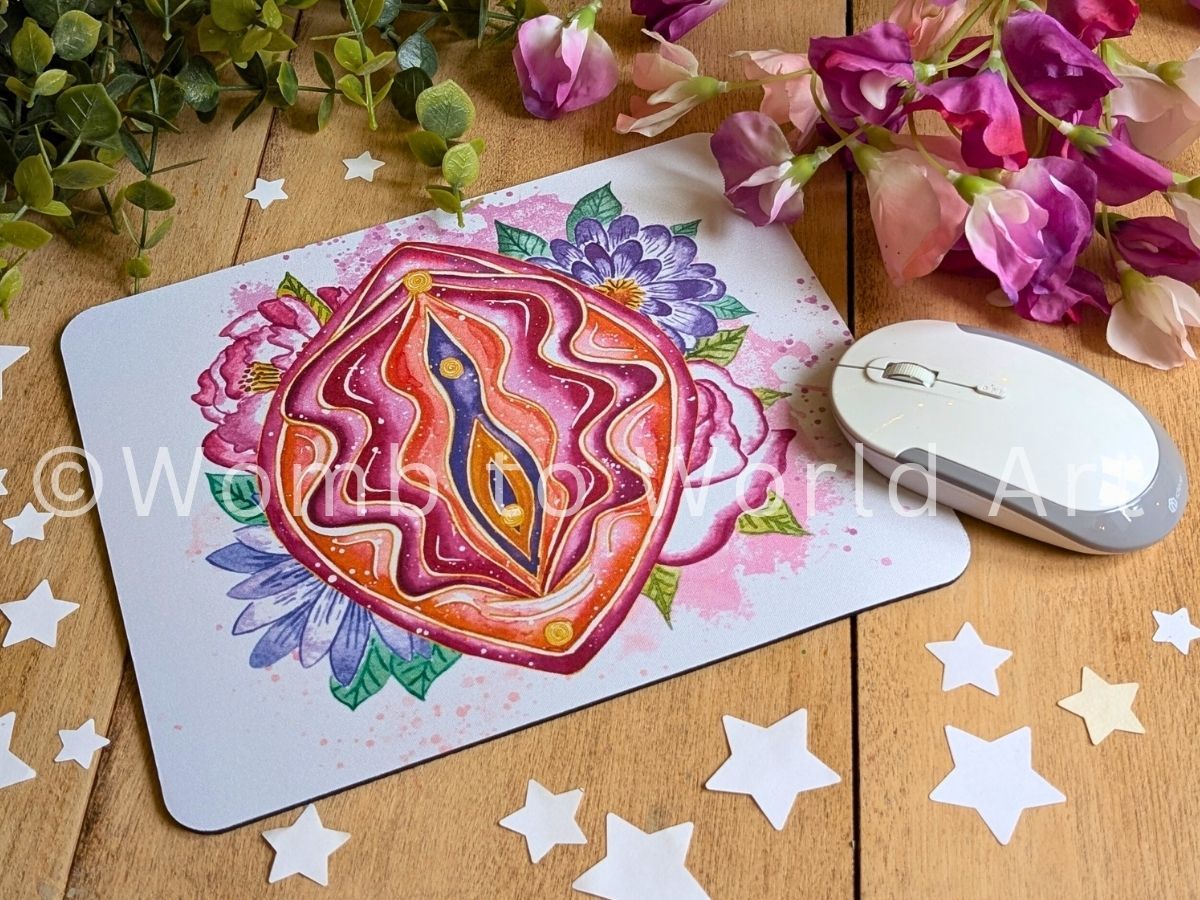 Yoni Art Mouse Mat