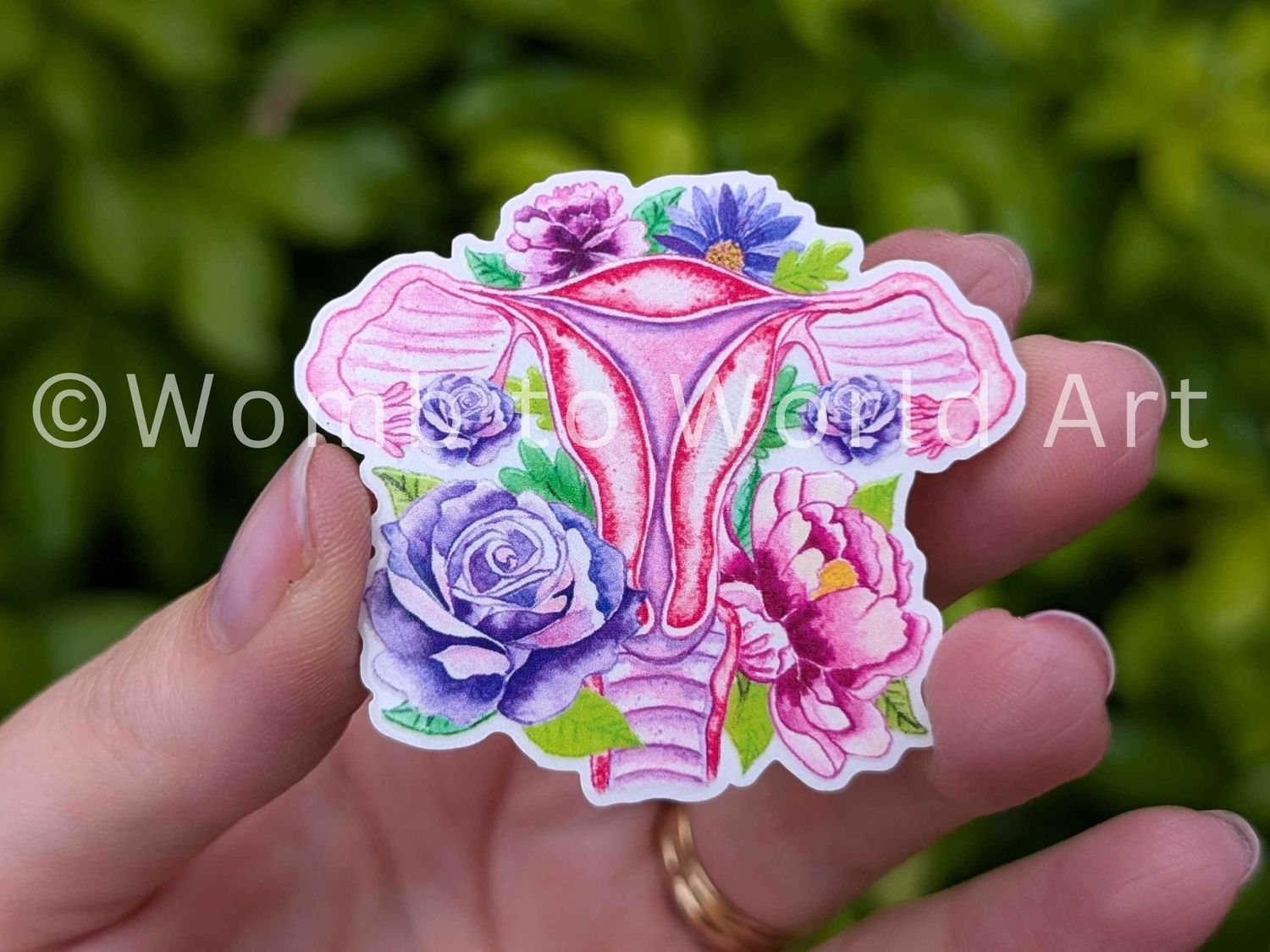 Womb Uterus Art Fridge Magnet