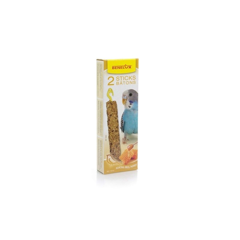 2 Seed Sticks Budgies + Honey