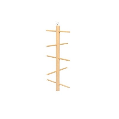 Hanging Bird Perch Wood 30x60 cm