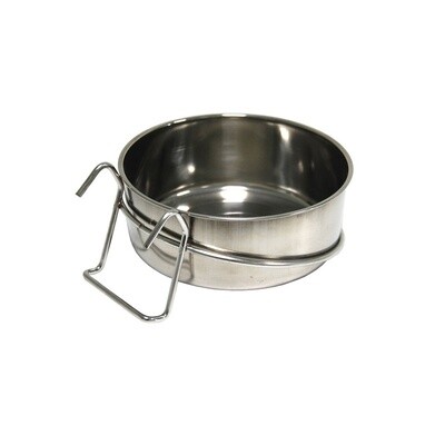 Feeder Stainless Steel + Holder 15.cm