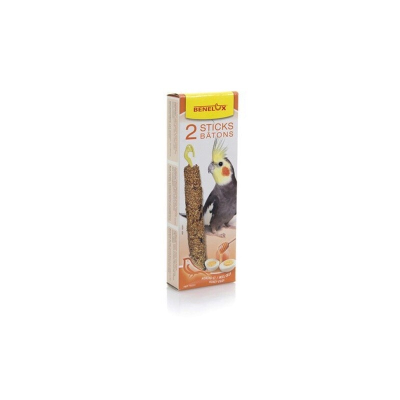 2 Seed Sticks Parakeet Honey/Eggs