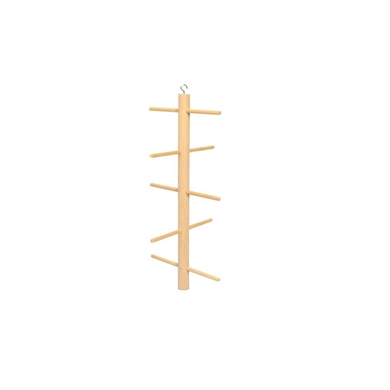 Hanging Bird Perch Wood 20x40cm