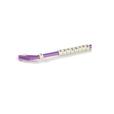Open Plastic Bird Rings + Number 4.0mm