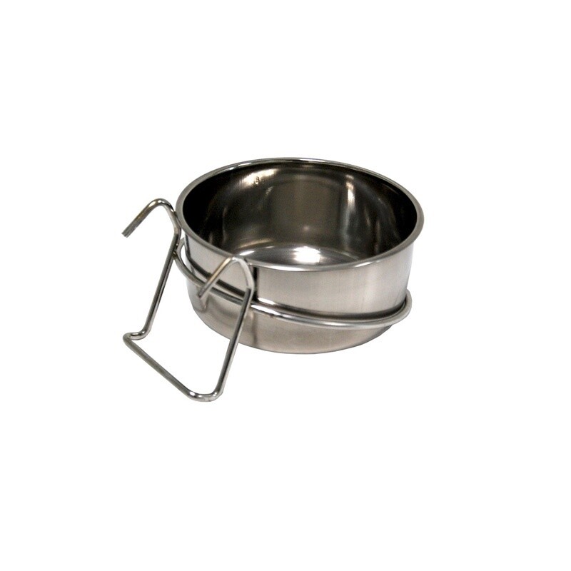 Feeder Stainless Steel + Holder 12.cm