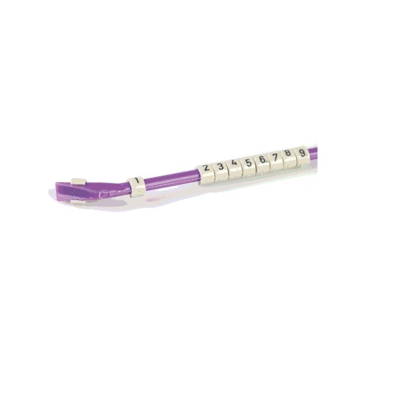 Open Plastic Bird Rings + Number 3.0mm