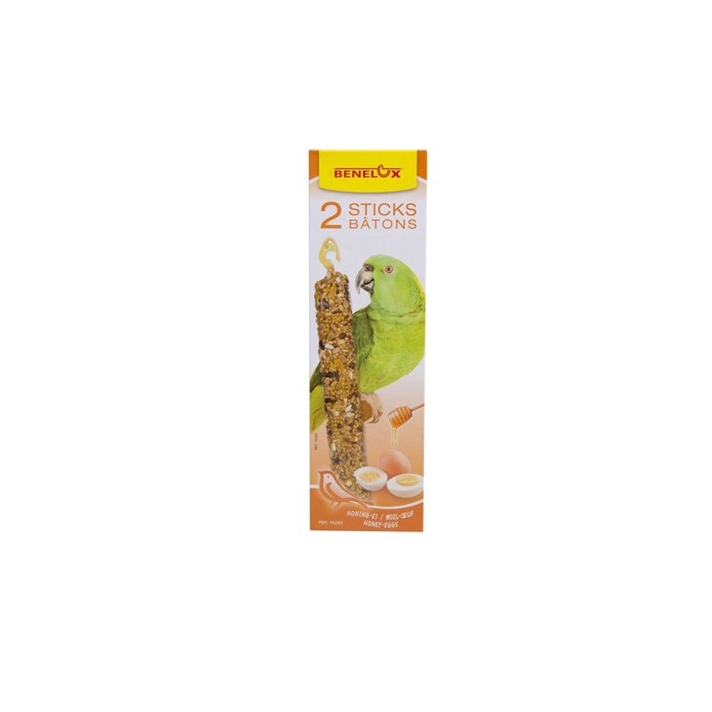 2 Seed Sticks XXl Parrots+Honey/Egg