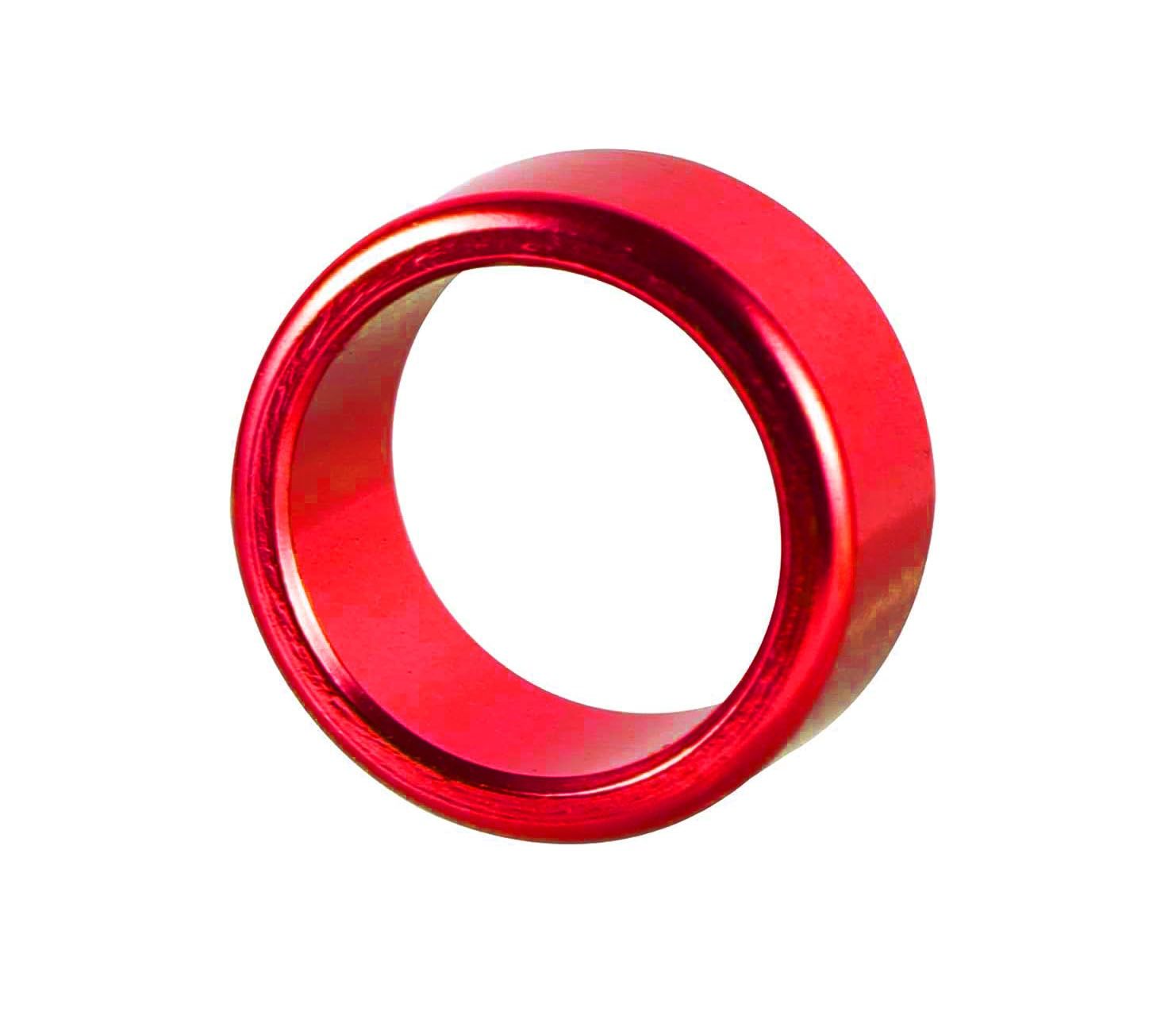 Close Heavy Aluminum Rings, Color: Red, Size: 3.0