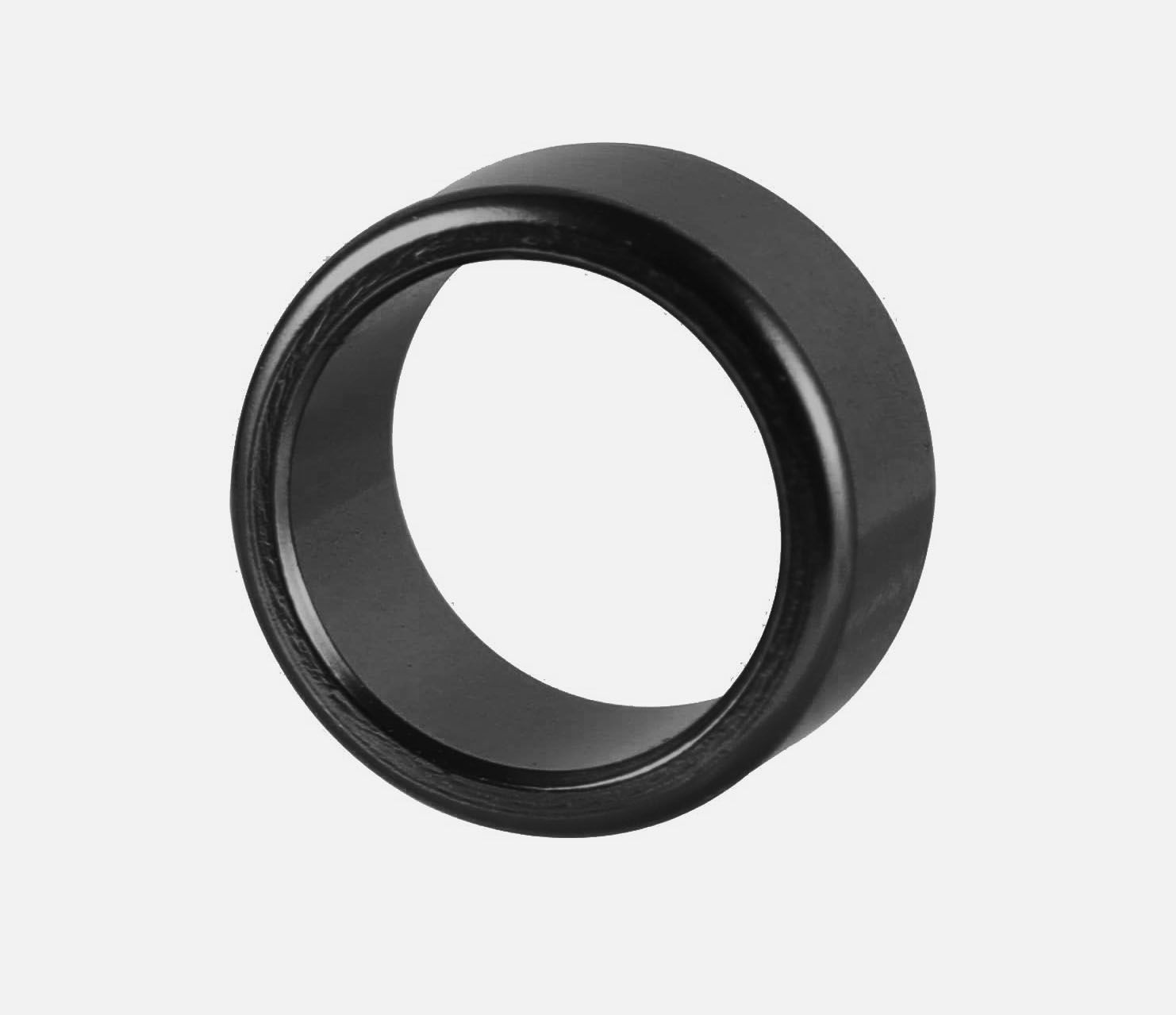 Close Heavy Aluminum Rings, Color: Black, Size: 3.0