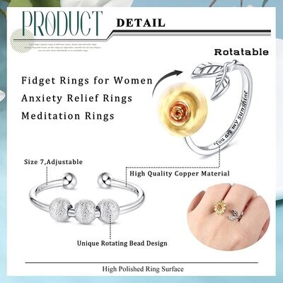 bague anti stress femme