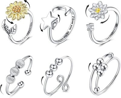 bague anti stress femme