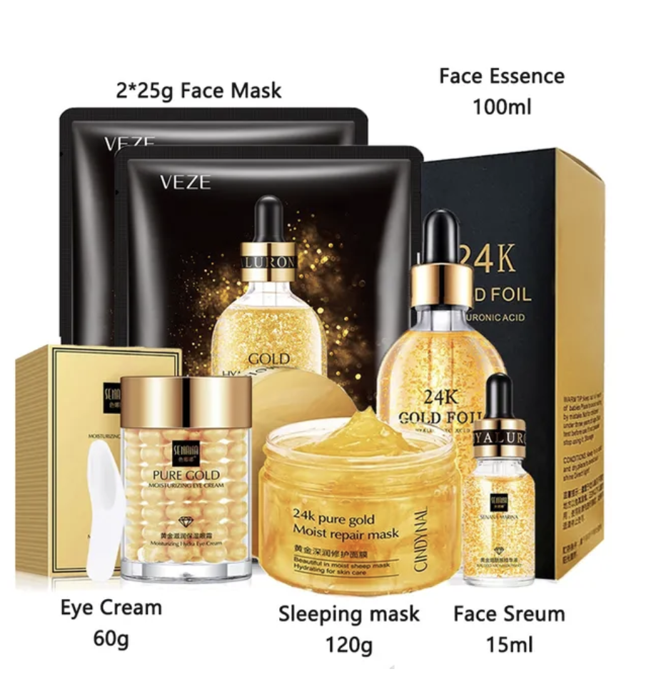 Blooming Beauty Kit: 24k Gold Skincare for a Radiant Glow