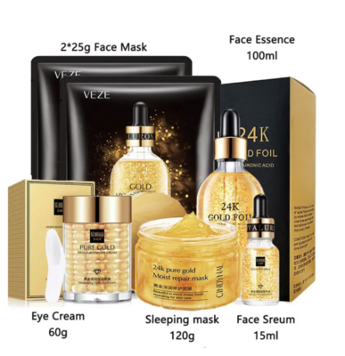 Blooming Beauty Kit: 24k Gold Skincare for a Radiant Glow